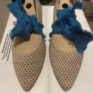 Rothys multi metallic MJs size 9